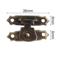 thumbnail image 2 of 10PCS Antique Bronze Hasp Buckle Jewellery Box Suitcase Latch Lock Clasp Wooden Box Latch Buckle Decorative Latch Hardware, 2 of 7