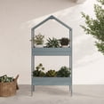 thumbnail image 7 of GRANDPATIO 3-Tier Steel Plant Stand, 29.5'' X 13.75'' X 59'', Sage Green, 7 of 7