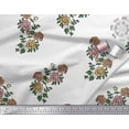 thumbnail image 2 of Soimoi Rayon Fabric Leaves & Floral Block Print Fabric by The Yard 42 Inch Wide, 2 of 3