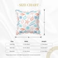 thumbnail image 4 of Bingfone Decorative Pillow Covers 18"X18" Colorful Seashells1 Couch Pillow Cases Modern Farmhouse Covers For Couch Sofa Bed, 4 of 9