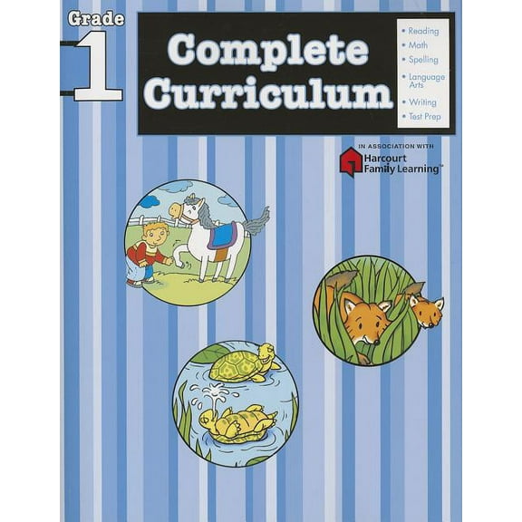 Flash Kids Harcourt Family Learning: Complete Curriculum, Grade 1 (Paperback)