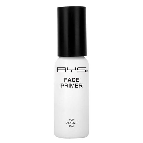 BYS Face Primer Pump Bottle For Oily Skin - Prime Prep skin oil free matte base Aloe Vera nourish and soothe Witch Hazel to help tighten pores and improve the skins appearance