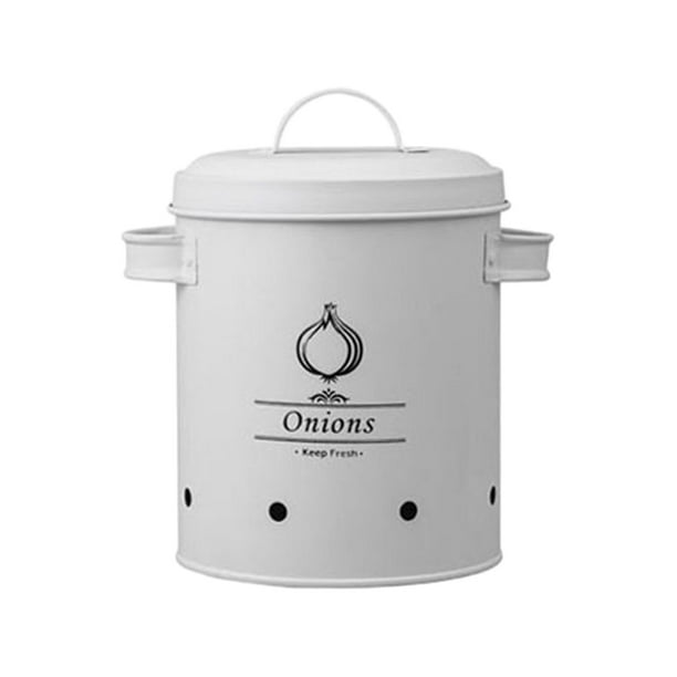 Contenedor de almacenamiento Macarena de verduras Vintage con orificios de aireación