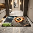 thumbnail image 5 of Nkmbld Non Slip Door Mat, Dirt Resistant and Absorbent Welcome Mat with Rubber Backing, Soft Washable Bath Mat for Entryway Kitchen Front Porch Decor, 5 of 7