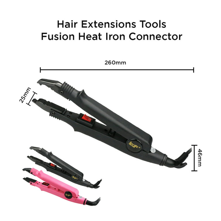 Ebo Professional Fusion Hair Extensions Tool Hair Extensions Tools Fusion  Heat Iron ( Black )