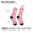 thumbnail image 2 of Bingfone Compression Socks for Women and Men Long Socks for Running Athletic Cycling Nurse- Strawberries, 2 of 6