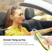 New Bee 2PC Bluetooth Headphones V5.0 Wireless (24H Talk Time/180D Standby) w/Mic, Dual Device Connectivity for iPhone/Android/Samsung/Laptop, Business Trucker Headsets(Gold)