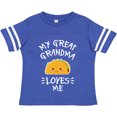 thumbnail image 3 of Inktastic My Great Grandma Loves Me with Taco Illustration Boys or Girls Toddler T-Shirt, 3 of 5