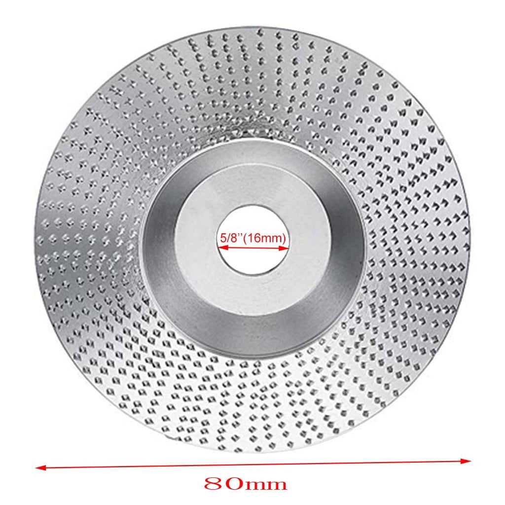 Details about   1pc Carbide Wood Sanding Carving Shaping Disc For Angle Grinder Grind Wheel 84mm 