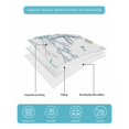 thumbnail image 5 of Quilts Twin Size, Turquoise Coastal Soft Comforter Bedding Set for Bed, Summer Beach Coral Shell Starfish Ocean Lightweight Quilted Bedspread with Pillow Cover(2 Pieces) for All Season, 68x86 Inch, 5 of 6