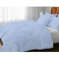 thumbnail image 4 of DNG Creations 3 Piece New Box Design Comforter 800 Thread Count ( Solid Light Blue Colour ) All-Season 550 GSM 100% Egyptian Cotton ( California King - Size ), 4 of 8
