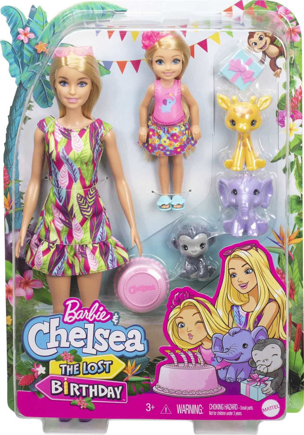 Barbie and Chelsea The Lost Birthday Dolls, Pets & Accessories For 3 To 7 Year Olds - Walmart.com