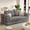 Gray, variant on Homall 4 in 1 Convertible Sleeper Sofa Bed, Corduroy Loveseat with Sturdy Metal Frame, High-Resilience Foam Floor Couch, Foldable Futon for Living Room Bedroom Apartment, No Assembly Required, Green