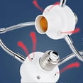 thumbnail image 2 of E27 LED Bulb Splitter Adapter Adjustable Light Holder Socket Converter for Home Office Exhibitions Light Holder 6 Heads, 2 of 5