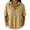 Khaki, variant on Women's Half Zip Front Short Sleeve Shirt Collared V Neck Blouse with Pockets Casual Summer Top