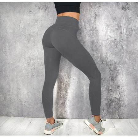 Women´s YOGA Gym Sports Pants Hip Push Up Leggings Fitness Workout Stretch (Best Way To Stretch Hip Flexors)