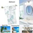 thumbnail image 4 of GZHJMY Boho Dragonfly and Parsley Pattern Soft Luxury Set of 3 Towels, 1 Bath Towel+1 Hand Towel+1 Washcloth, Multipurpose for Bathroom, Hotel, Gym, Spa and Beach, 4 of 5
