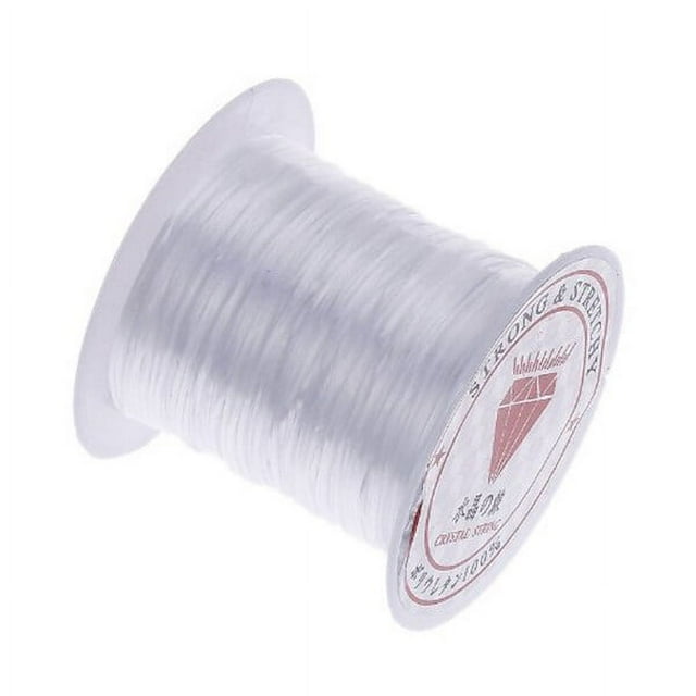 SHISUYAN Fil Élastique Bobine de Fil pour Bracelet Bijoux Perles Bricolage Fil de Bijoux 8 m