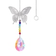 thumbnail image 1 of Atrapasueños de cristal con forma de mariposa, colgante de arcoíris de cristal para ventana, hogar, decoración de jardín, 1 of 5