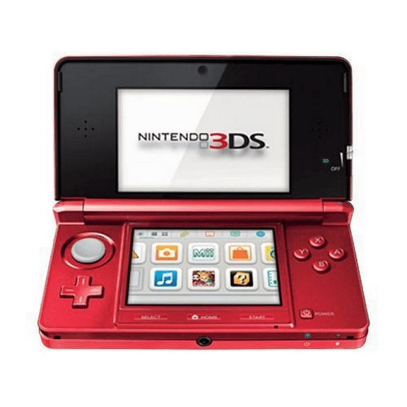 Restored Nintendo 3DS Flame Red (Refurbished)