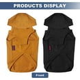 thumbnail image 4 of Kickred 2 Pieces Basic Cotton Dog Hoodie Sweater, Soft Pet Clothes Dog Sweatshirts, Dog Outfit Coat Pullover with Pocket and Leash Hole for Small Medium Large Dogs, XS, 4 of 6