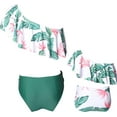 thumbnail image 5 of Girls Swimsuit Two Pieces Bikini Set Ruffle Falbala Swimwear Bathing Suits, 5 of 7