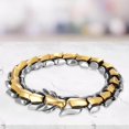 thumbnail image 1 of destyer Bracelet Gothique Punk en Acier Titane Écailles de Dragon Multicolore 7.48 Pouces, 1 of 9