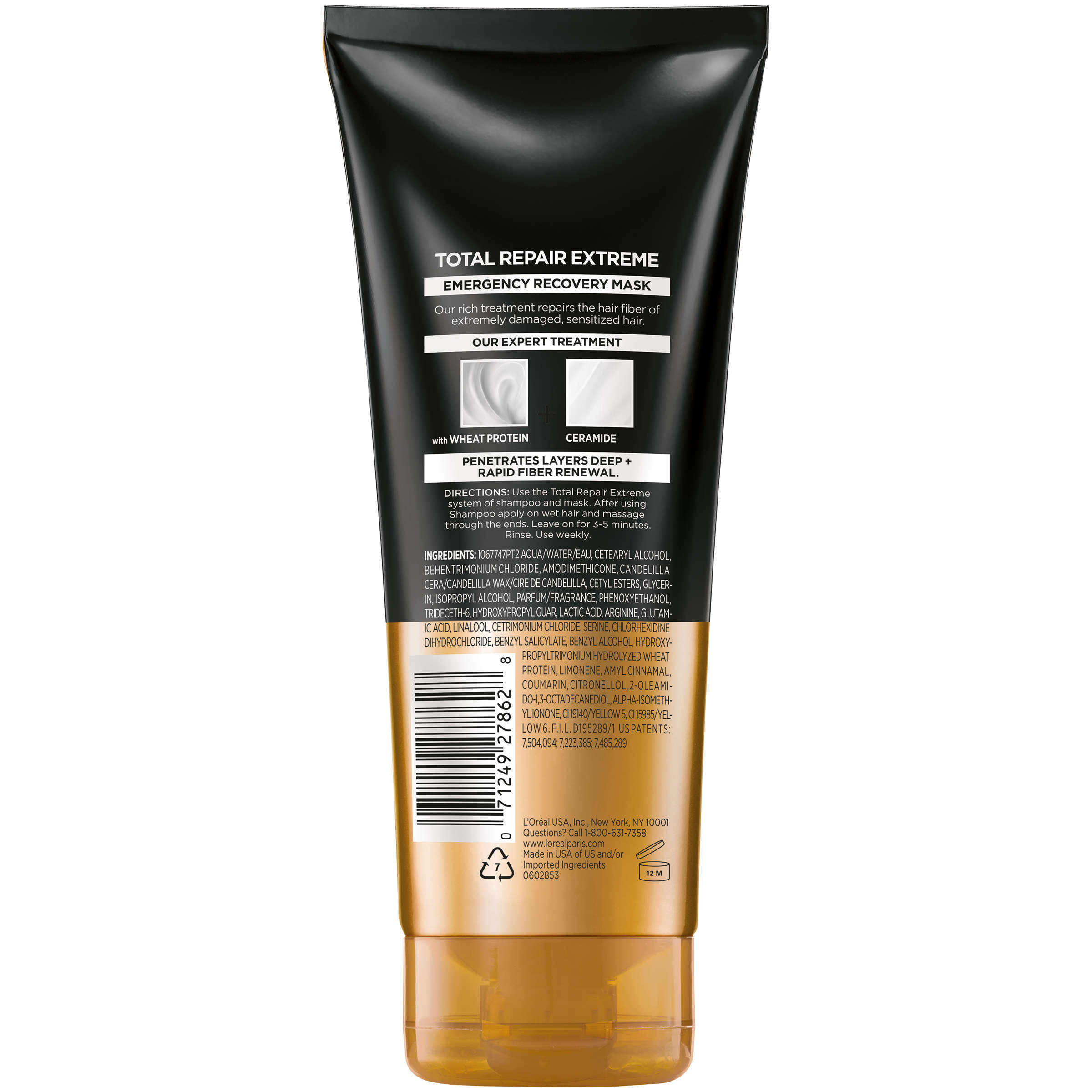 L'Oreal Paris Elvive Total Repair Extreme Emergency Recovery Mask, 6.8 fl. oz. - image 4 of 6
