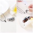 thumbnail image 3 of Constantlife Fish Urn Cremation Necklace for Ashes Urn Necklaces for Human Ashes Fishing Locket Ashes Holder Keepsake Cremation Memorial Pendant Jewelry, 3 of 4