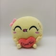 thumbnail image 3 of Pancake and Choco Plush Pillow, 7 Inch Cute Chocolate and Pancake in Love Plushies Toy, Soft Stuffed Animal Pillow Gift for Fans,Christmas Home Decorative, 3 of 7