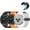 Black-White-Orange, variant on Compatible with Samsung Galaxy Watch Band Ultra 47mm, Silicone Soft Sport Quick Release Magnetic Breathable Affinity Skin Strap for Men Women Wine Red