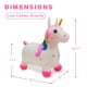 thumbnail image 2 of Unicornio Bouncy Horse HotMax para niña de 2 años, color rosa, 2 of 7