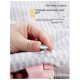 thumbnail image 2 of Tag , Soft Silicone Pinless Buckle, Safe Seamless,D, 2 of 5