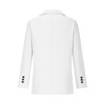 thumbnail image 4 of lcziwo Blazers Women Business,Blazers for Women Business Casual Long Sleeve Lapel Open Front Button Work Office Blazer Jackets 2024 White,L, 4 of 8