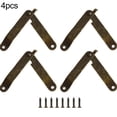 thumbnail image 4 of 4PCS Antique Support Hinged Box Wooden Box Corner Movable Support, 4 of 9