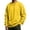 16#Yellow, variant on Basic Crew Neck Sweatshirt for Men, Long Sleeve Drop Shoulder Solid Color Pullover, Fall Regular Fit Casual Streetwear Top Green M