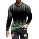 thumbnail image 2 of Blusas y camisas de manga larga con cuello redondo para hombre, blusa informal de manga larga con cuello redondo y estampado., 2 of 5