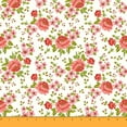 thumbnail image 1 of Soimoi Designer Dressmaking 65 GSM Floral Printed Georgette Fabric By The Yard 44 Inches - White, 1 of 1
