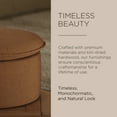 thumbnail image 7 of Maven Lane Lyra Contemporary Ottoman in Clay Fabric Upholstery, 7 of 7