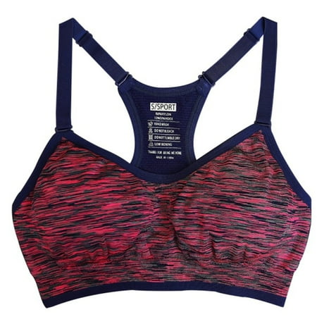 Balight Women Yoga Top Sports Bra Running Gym Fitness Workout Stretch Padded Wirefree Shakeproof Crop Top Push Up Seamless Bras