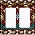 thumbnail image 6 of Metal Light Switch Plate Cover Safari African Tribal Art Pattern Brown SFR057, 6 of 13
