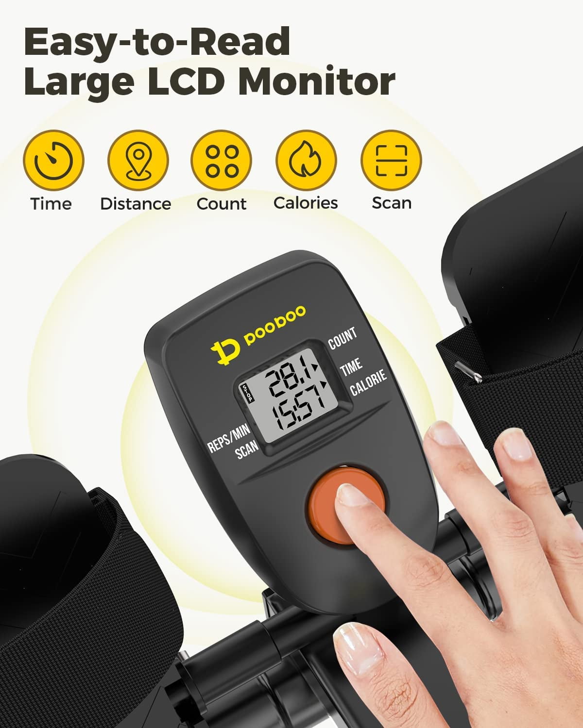 Buy Pooboo Rowing Machine 12 Level Adjustable Resistance Hydraulic