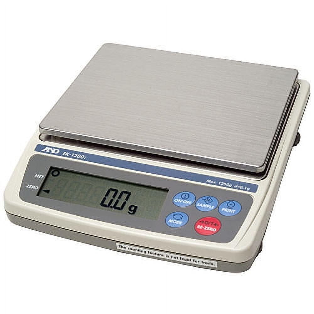 A&D EK-1200i Everest Compact Balance, 1200g x 0.1g