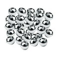 thumbnail image 2 of 20 Pieces 8mm Stainless Steel Round Beads Bail Connectors with 2mm 4mm 3mm Hole fit DIY Necklace Bracelet Earring End Clasps Jewelry Making Findings, 2 of 10