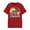 Red, variant on Active Tops Women Graphic Print Short Sleeve T Shirt for Everyday Wear with Crew Neck Casual Top for Women by Red M