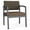 Peppercorn, variant on Lesro Lenox Steel Fabric Oversize Waiting Room Guest Chair in Charcoal/Midnight Sky/Blue