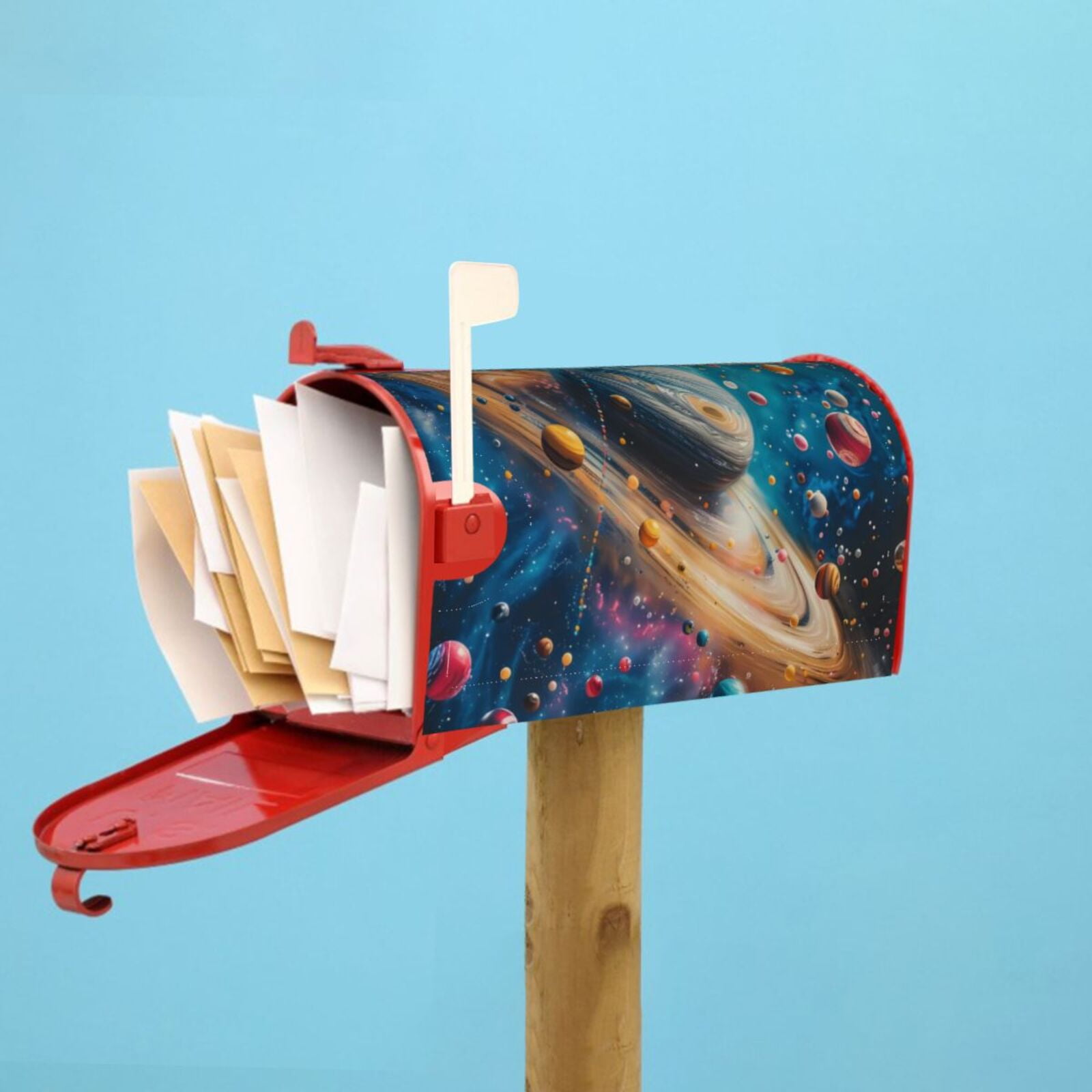 Kdxio Magnetic Mailbox Cover 21x18 in Mailbox Cover Outdoor Decoration Holiday Mailbox Covers for Home Garden Yard-21x18 in