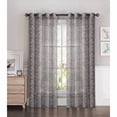 thumbnail image 5 of Window Elements Garden Nature/Floral Semi-Sheer Grommet Single Curtain Panel, 5 of 6