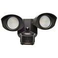 thumbnail image 2 of Nuvo Lighting LED Security Light - Dual Head - Bronze Finish - 3000K - with Motion Sensor - 120V, 2 of 5