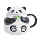 thumbnail image 2 of Taza de agua de panda, taza de café, taza de agua de cerámica, taza de panda de dibujos animados para bebidas, jugo, café, 2 of 9
